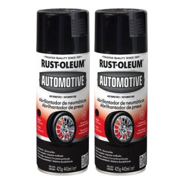 Imagem de 2 Abrilhantador Spray Pneus Máxima Durabilidade Rust Oleum