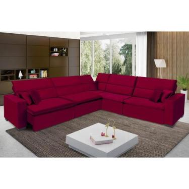 Imagem de Sofá Milão 3.75x3.75m de Canto, Retrátil e Reclinável - Sofisticato, v