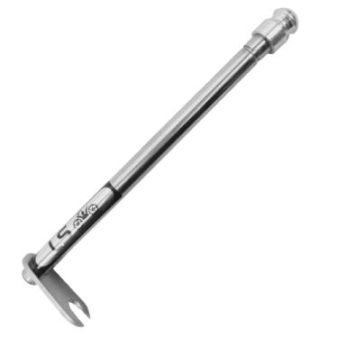 Imagem de Antena Corta Cerol Pipa Linha Anti Fio Retrovisor Inox 6 Estágios Esportiva Proteção Moto Cromada