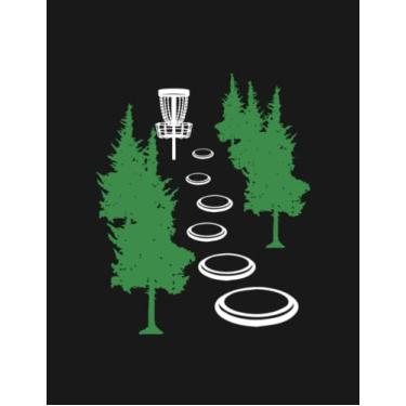 Imagem de Disc Golf Frisbee Golf 5 Notebook: 8.5x11 inches 100 Pages Lined College Ruled Paper Journal Diary Planner