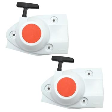 Imagem de laffoonparts Conjunto de arranque de recuo 4238-190-0300, substituição para serra de corte de concreto Stihl TS410 TS410Z TS420 TS420Z, substitui 4250 190 0301, 4238 190 0302 (2)