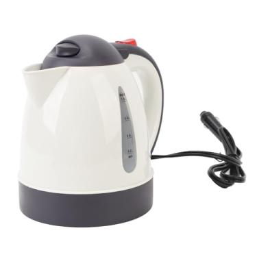 Imagem de Chaleira Elétrica Portátil para Carro, 1000ml, Isqueiro para Viagem, Carro, Caminhão, água Aquecida, chá, café, Desligamento Automático (12V)