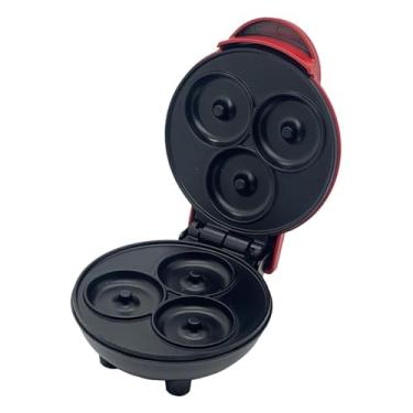 Imagem de IEUDNS Máquina de waffle ferro waffle assadeira elétrica antiaderente máquina donut maker café da manhã fazer para hambúrgueres lanches panqueca sanduíche