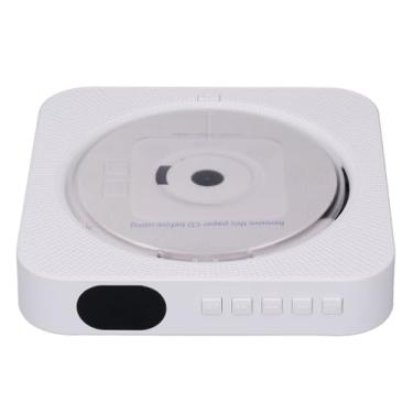 Imagem de Leitor de CD Portátil, CD Player de Mesa de 2 Modos Com Controle Remoto, Alto-falante de Graves, CD de Suporte, CD R, CD RW, MP3, WMA, CD de Montagem Em Parede, Reprodutor de