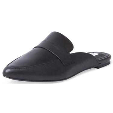 Imagem de Steve Madden Flavor Flat Mule Black Leather 6 M
