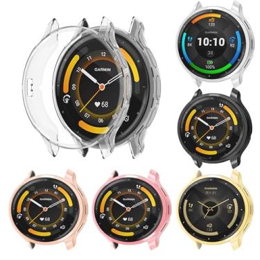 Imagem de Compatível com Garmin Venu 3 45 mm capa protetora de tela TPU macio à prova de choque para smartwatch Garmin Venu 3 de 45 mm (6 cores)