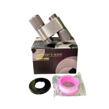 Imagem de Válvula De Controle Dupla 2 Saídas INVERTIDA Bidirecional Registro Torneira Para Máquina De Lavar Banheiro Ducha Chuveirinho