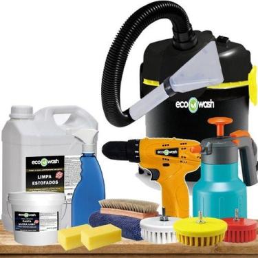 Imagem de Kit De Produtos Para Lavagem A Seco De Estofados, Lava Sofá - Eco Wash