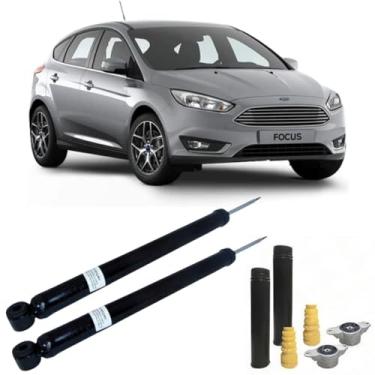 Imagem de PAR AMORTECEDOR TRASEIRO + KIT BATENTE E COXIM FOCUS 1.6 2.0 2013 2014 2015 2016 2017 2018 2019