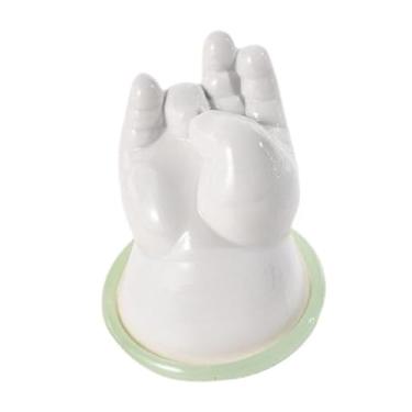 Imagem de XLWLLNJ Estátua de mão de buda, queimador de incenso, suporte para mesa, ornamento de chá, animal de estimação para quarto