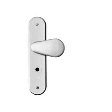 Imagem de Fechadura Papaiz Mz400 Banheiro 40 Espelho Cromado Acetinado, Cromado 