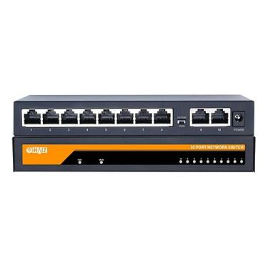 Imagem de Haiz Switch Poe Híbrido Com 8 Portas Poe + 2 Portas Gigabits HZ-1010GB