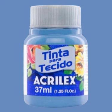 Imagem de Tinta para Tecido Fosca Acrilex 37ml Cores Frias - 04140, AZUL COUNTRY