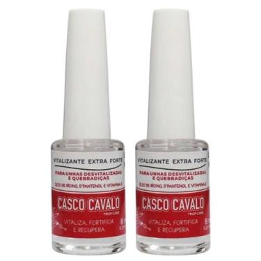 Imagem de Kit 2 Vitalizante Extra Forte Casco Cavalo 8Ml - Trop Care