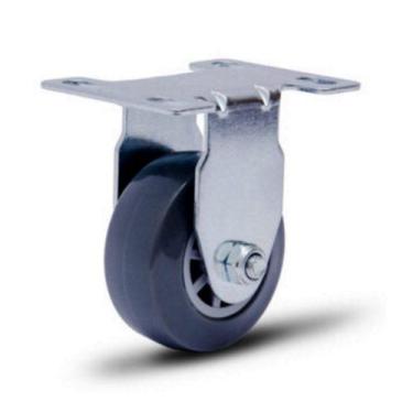 Imagem de Rodizio fixo polipropileno / pvc serie 210 cinza 2 polegadas Colson