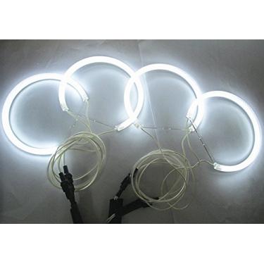 Imagem de GFJMC Kits de farol CCFL xenon branco halo anéis Angel Eye Light