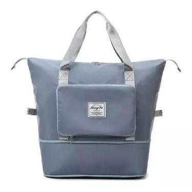 Imagem de Bolsa Mala De Viagem Multifuncional Dobrável De Grande Capacidade - Si
