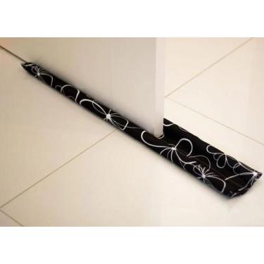 Imagem de Protetor De Porta Veda Vedação Poeira Ar Insetos Estampado 90cm - Home