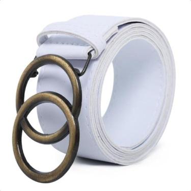 Imagem de Cinto Feminino Argola Dupla Bronze Super Estilosa Moda 2024 - Bless Ac