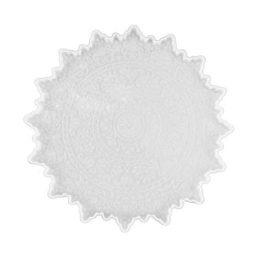 Imagem de Molde de Bandeja de Silicone, Reutilizável, Ampla Gama de Usos, Aproveite Seu Tempo DIY, Molde de Silicone para Bandeja de Frutas artesanal. (Molde de prato de frutas com padrão