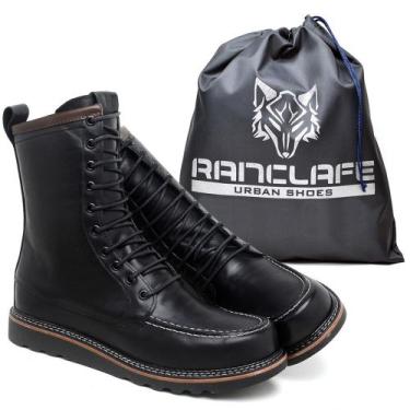 Imagem de Bota Coturno Clássica Cano Alto Casual Confort - RANCLAFE CALÇADOS, Pr