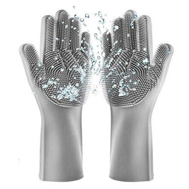 Imagem de Luva de Silicone Magica com 2 Luvas para Lavar Louça - Carisma