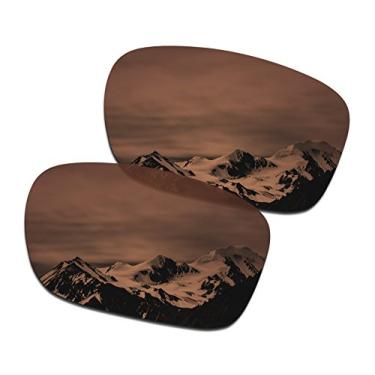 Imagem de SmartVLT Lentes de reposição masculinas marrom âmbar para óculos de sol Ray-Ban Justin RB4165 54 mm