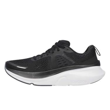 Imagem de Saucony Tênis de corrida feminino Guide 18 Road, Preto/branco, 9 X-Wide