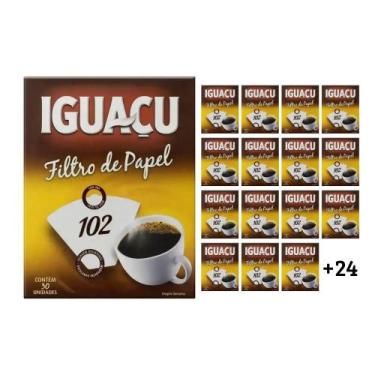 Imagem de Kit Filtro de Papel Iguaçu 102 C/30 com 40 unidades