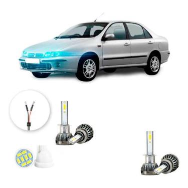 Imagem de Ultra Led Nano 22000lm Fiat Marea 1998-2007 Alto Baixo H1 H1 - LUXLED 