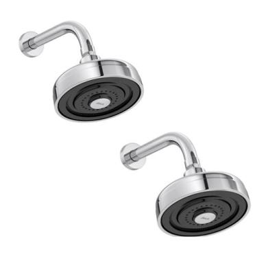 Imagem de Kit 2 Chuveiros Acqua Plus Curvo 1990 C Std Cromado - Deca - DECA META