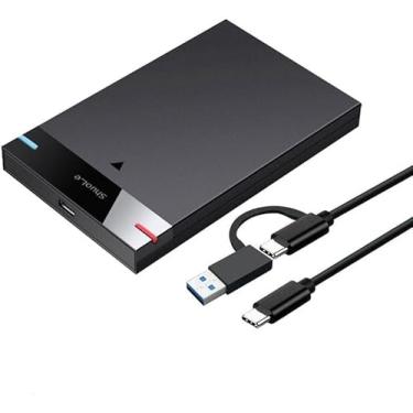 Imagem de Caixa de disco rígido de 6 cm, cabo USB 3.0 tipo C, disco rígido externo, 5 Gbps, 5 Gbps, HD, suporte a UASP
