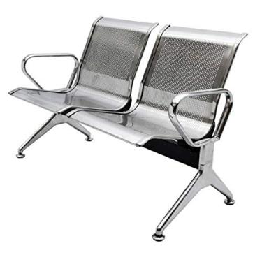 Imagem de Longarina 2 Lugares Inox MK-303C - Makkon