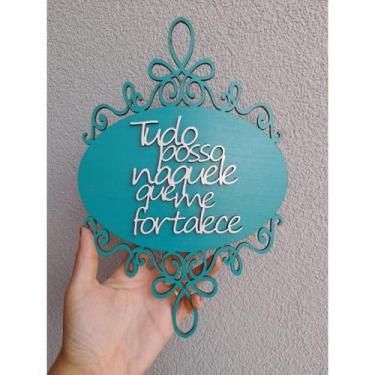 Imagem de Placa Porta Decorativa com Frase Diversas - 1 unidade - Inova Artesana