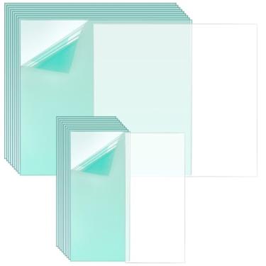 Imagem de Lente de soldagem, 20 peças de proteção superior de capacete de soldagem para soldagem, lente leve para substituição de capacete de soldagem (11,4 cm x 13,3 cm)