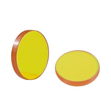 Imagem de LINKYCARE Espelho a laser para máquina de corte de gravação a laser de CO2, lente focal a laser de CO2, peças de máquina de gravação para trabalho manual, espelho de menisco com cortador a laser