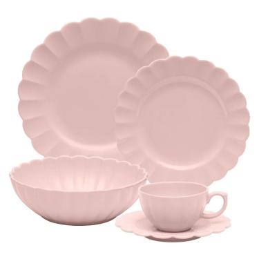 Imagem de Aparelho de Jantar 30 Peças Flora Dália Oxford