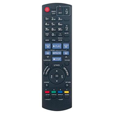 Imagem de Controle remoto de substituição N2QAKB000072 adequado para sistema de home theater Panasonic Blu-Ray SA-BTX70, SC-BT303, SC-BT203, SC-BT30, SC-BT300, SA-BT200, SA-BT203, SA-BT300, SA-BTX20, SA-BT303