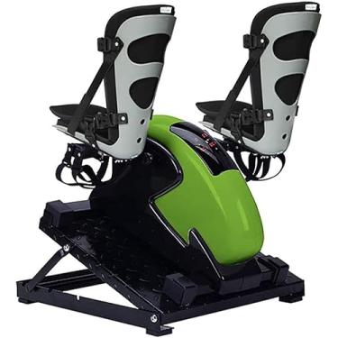 Imagem de Pedal de reabilitação de reabilitação acamada Exercício portátil Mini Exercício Bicicleta Mão Pé de pedal Pedal Exercício de bicicleta idosa Adequado para a cama de cama de casa Fitness