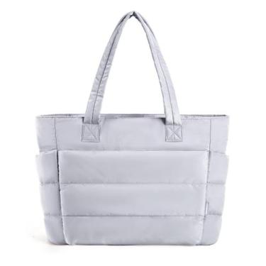 Imagem de Sacola BAGSMART Lightweight Puffy para mulheres de 20 litros (cinza)