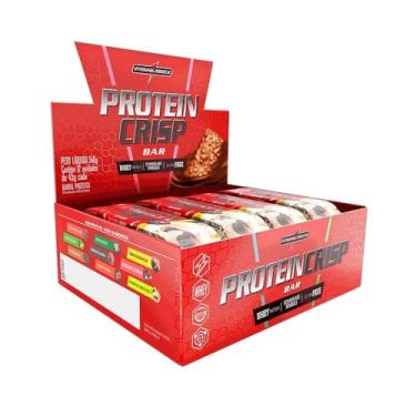 Imagem de Integralmedica - Barra de Proteína Whey Protein Crisp Bar Creme de Avelã - Snack Proteíco - Pré e Pós-Treino - Display com 12 Unidades