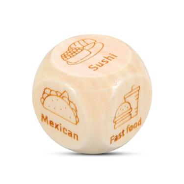 Imagem de Valentines Day Gifts for Her Him Funny Date Night Gifts Ideas Food Dice Decider for Girlfriend Boyfriend Sweet Day Anniversary Wedding Birthday Gifts Dinner Decision Dice for Wife Husband Couples