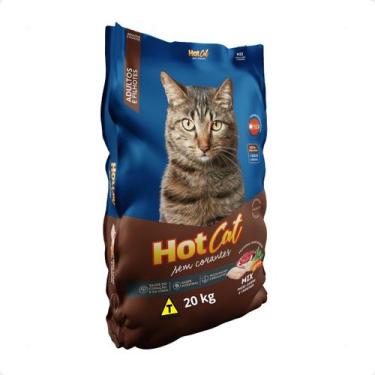 Imagem de Ração Hot Cat Mix Sem Corantes Para Gatos - 20Kg
