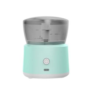 Imagem de Processador de Alimentos Elétrico Mini, Moedor de Alho e Legumes, Recarregável USB, Azul