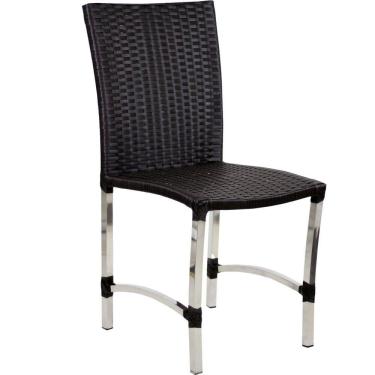 Imagem de Cadeira em Alumínio Cannes para Mesa de Jantar Cozinha Área Trama
