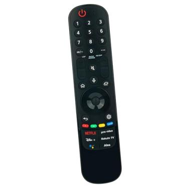 Imagem de Substituição MR22GA Magic Remote com Voz e Ponteiro para LG Smart TV 2022 UHD OLED QNED NanoCell Series 55UQ9000PUD 70NANO75UQA 70NANO75UQA OLED77C2PUA, AKB76039902