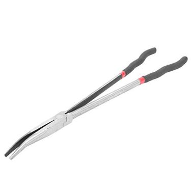 Imagem de Alicates de Nariz de Agulha Manuseio 16 Polegadas, 25 Graus Alicate Nariz Dobrado, Alça Plástico Forte Viscose, Objetos Aderência Profundamente Com Fator Alto, Aplicação Ampla, Torno e Giro