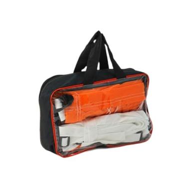 Imagem de menolana Rede de vôlei de piscina com bolsa de transporte, rede de treinamento de vôlei resistente de substituição para Park Lawn Beach, Laranja