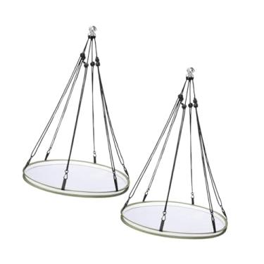 Imagem de IEUDNS 2 peças bandejas coletoras de sementes para pássaros, aro para sementes de pássaros, alimentador de abelhas, acessórios ajustáveis ​​e práticos para, Diâmetro 50.5 Cm