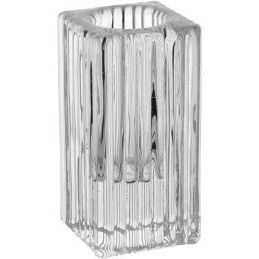 Imagem de CASTIÇAL 8x4x4cm VIDRO TRANSPARENTEARENTE